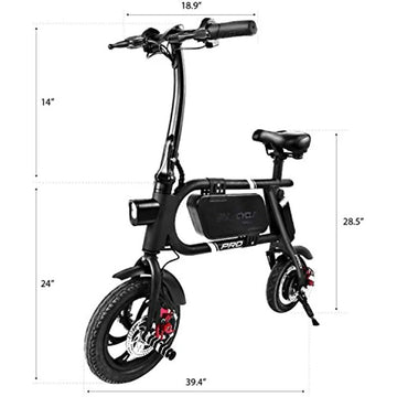 The Swagcycle Pro, Pedal-Free App-Enabled Folding Electric Bike with USB Port to Charge on The Go